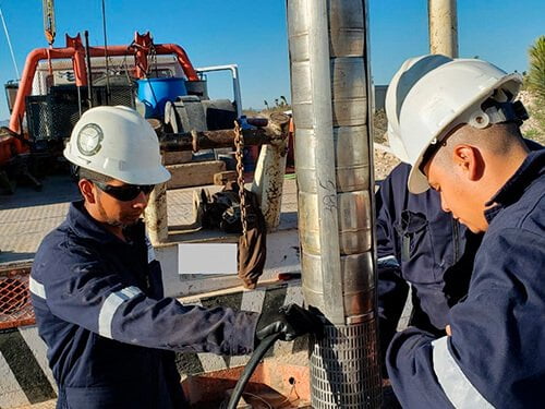 equipamiento de pozos profundos